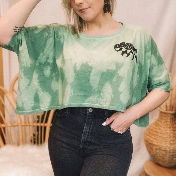 Washed Sage Buffalo Pullover - Picture 7 of 10